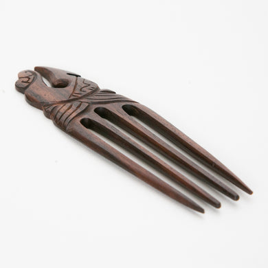 Wooden Hairpin - Maori design
